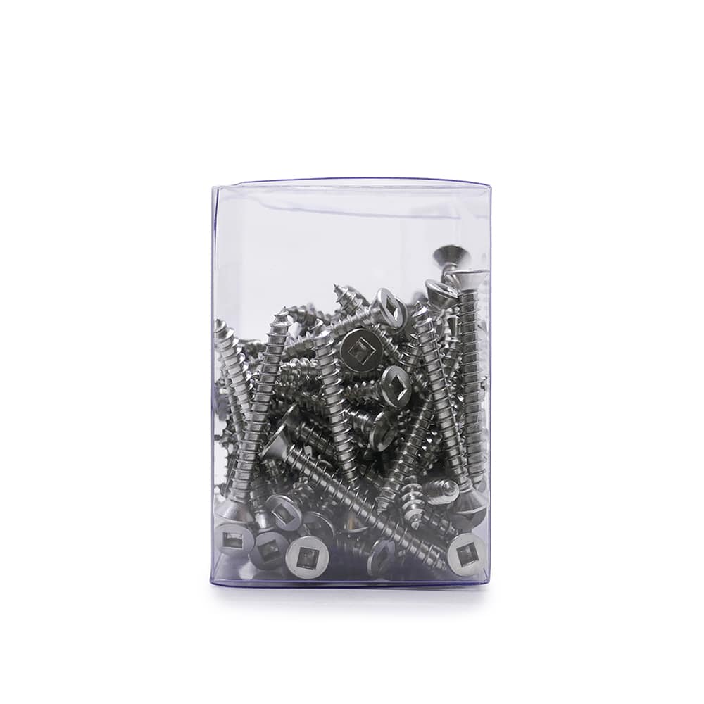 Vis à métal inox 1 1/2 po n° 8 T.P. Pqt/100