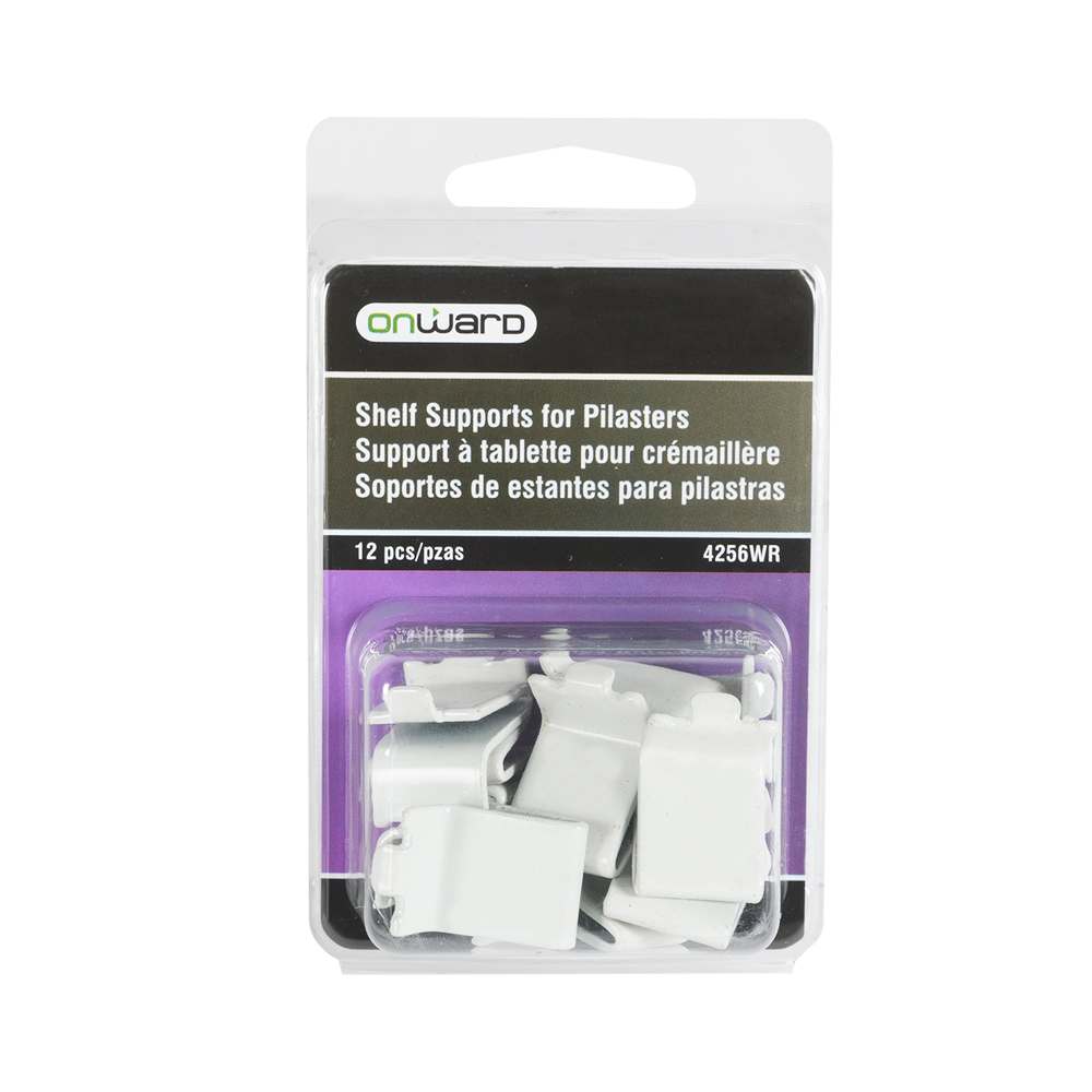 Supports pour montant à crémaillère intégré Pqt/12