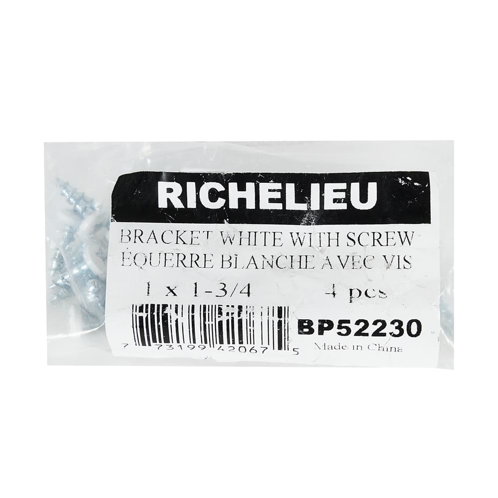 Furniture Corner Braces 1 3/4 in. Pkg/4