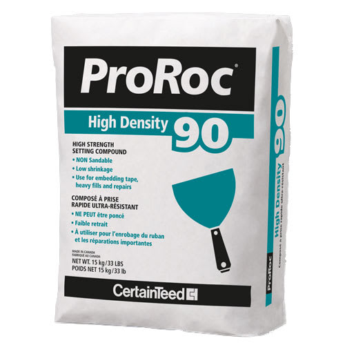 Composé à joints de gypse à rapide ProRoc High Density 90, 15&nbsp;kg