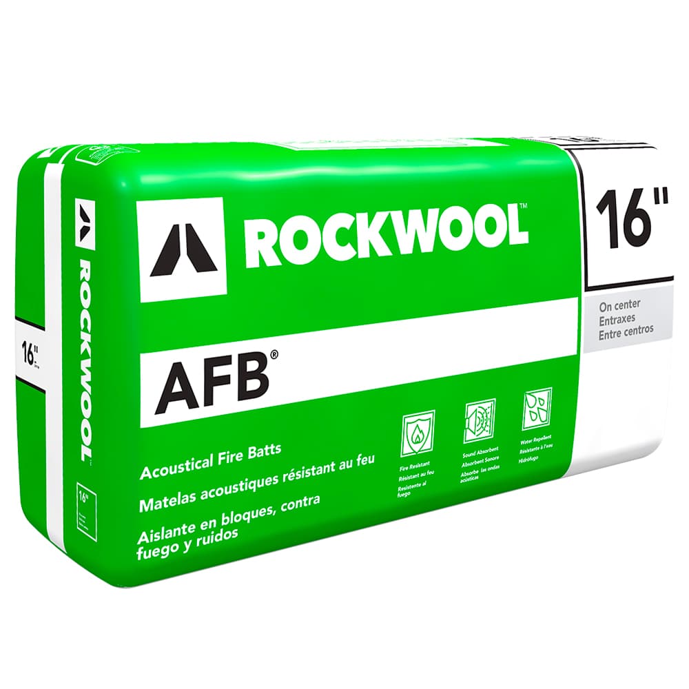 Laine insonorisante Rockwool AFB 1&nbsp;1/2&nbsp;po&nbsp;x&nbsp;16&nbsp;po