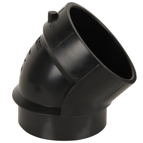 Coude 45° ABS 1 1/2 po (M x F)