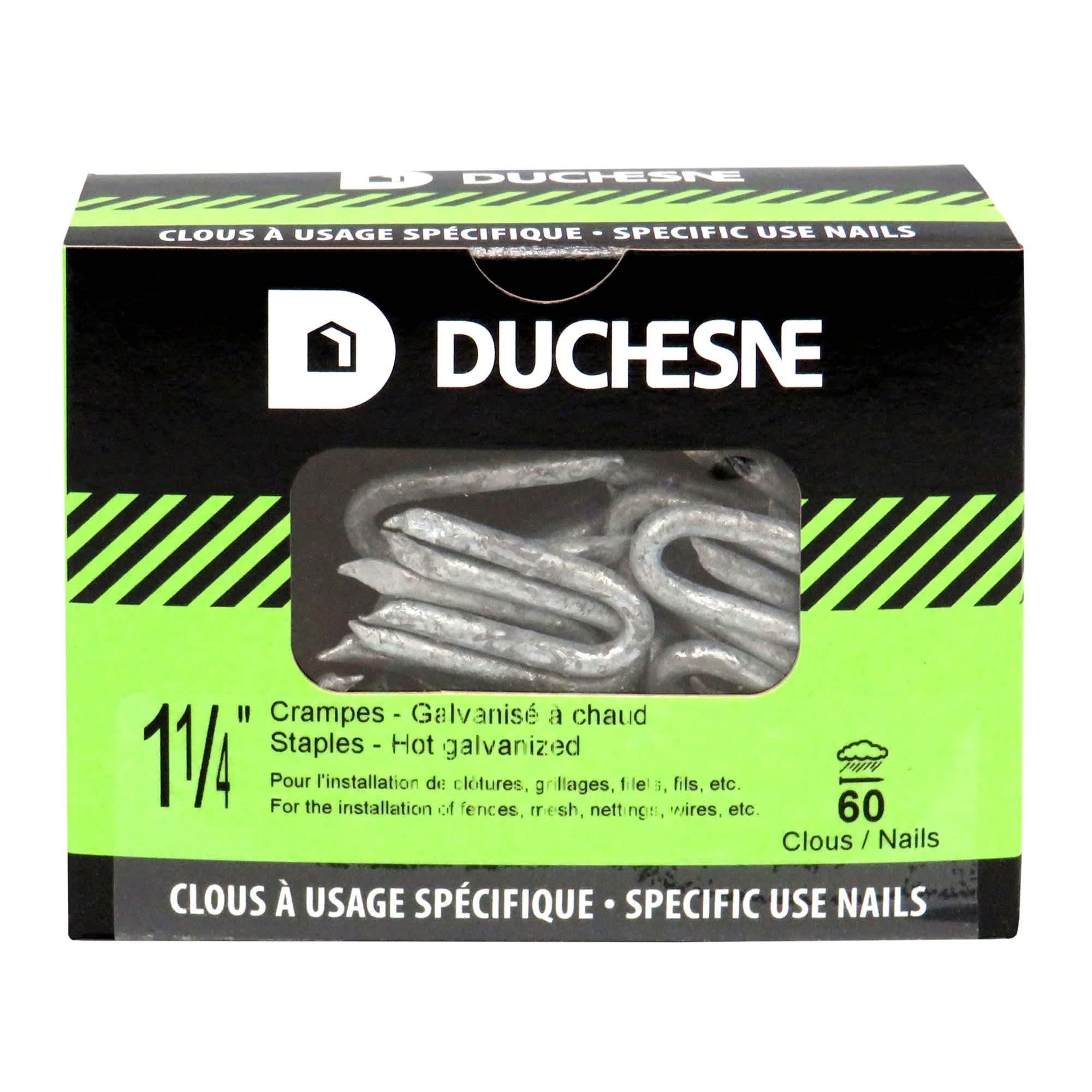 Crampes 1 1/4 po Pqt/60