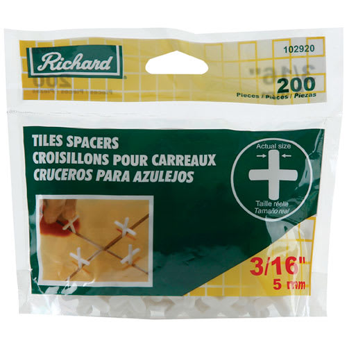 A. RICHARD Ceramic Tile Spacers 3/16 in.