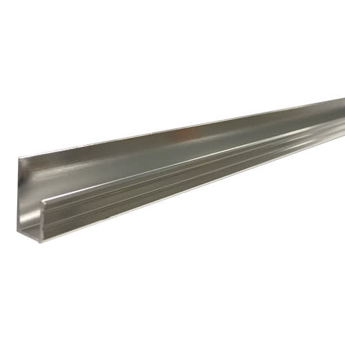 Chrome J Moulding, 9/32 in. x 8 ft.