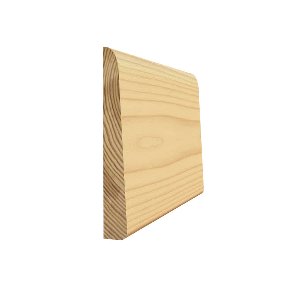 Plain Clear Jointed Pine Case Moulding 3/8 in. x 2 1/2 in. x 7 ft.