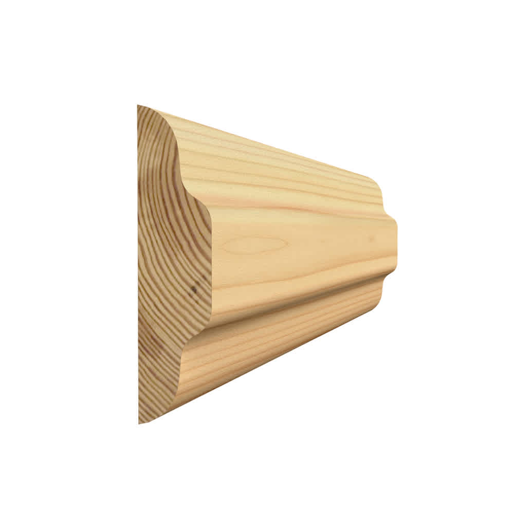 Colonial Clear Jointed Pine Joint Cover 5/16 in. x 1 3/16 in. x 8 ft.