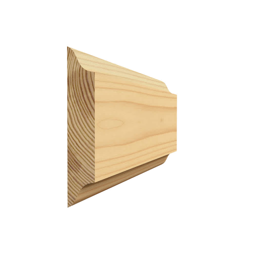 Clear Jointed Pine Joint Cover 5/16 in. x 1 5/8 in. x 8 ft.