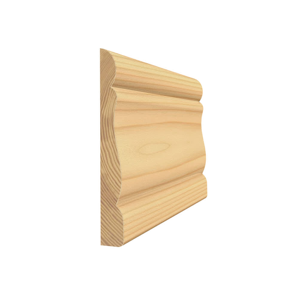 Colonial Clear Jointed Pine Case Moulding 3/8 in. x 2 1/2 in. x 7 ft.