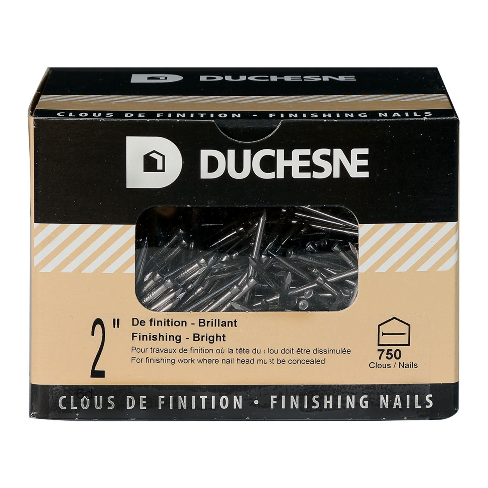 Bright Finishing Nails 2&nbsp;in Pkg/750