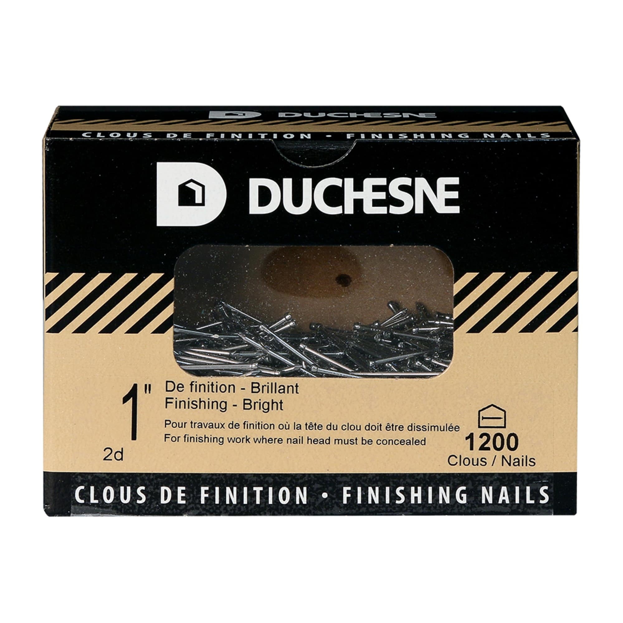 Bright Finishing Nails 1 in Pkg/1200