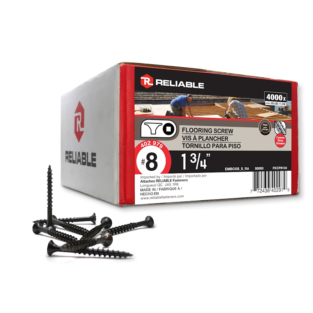 1&nbsp;3/4&nbsp;in. n° 8 Floor Screws Pkg/4000