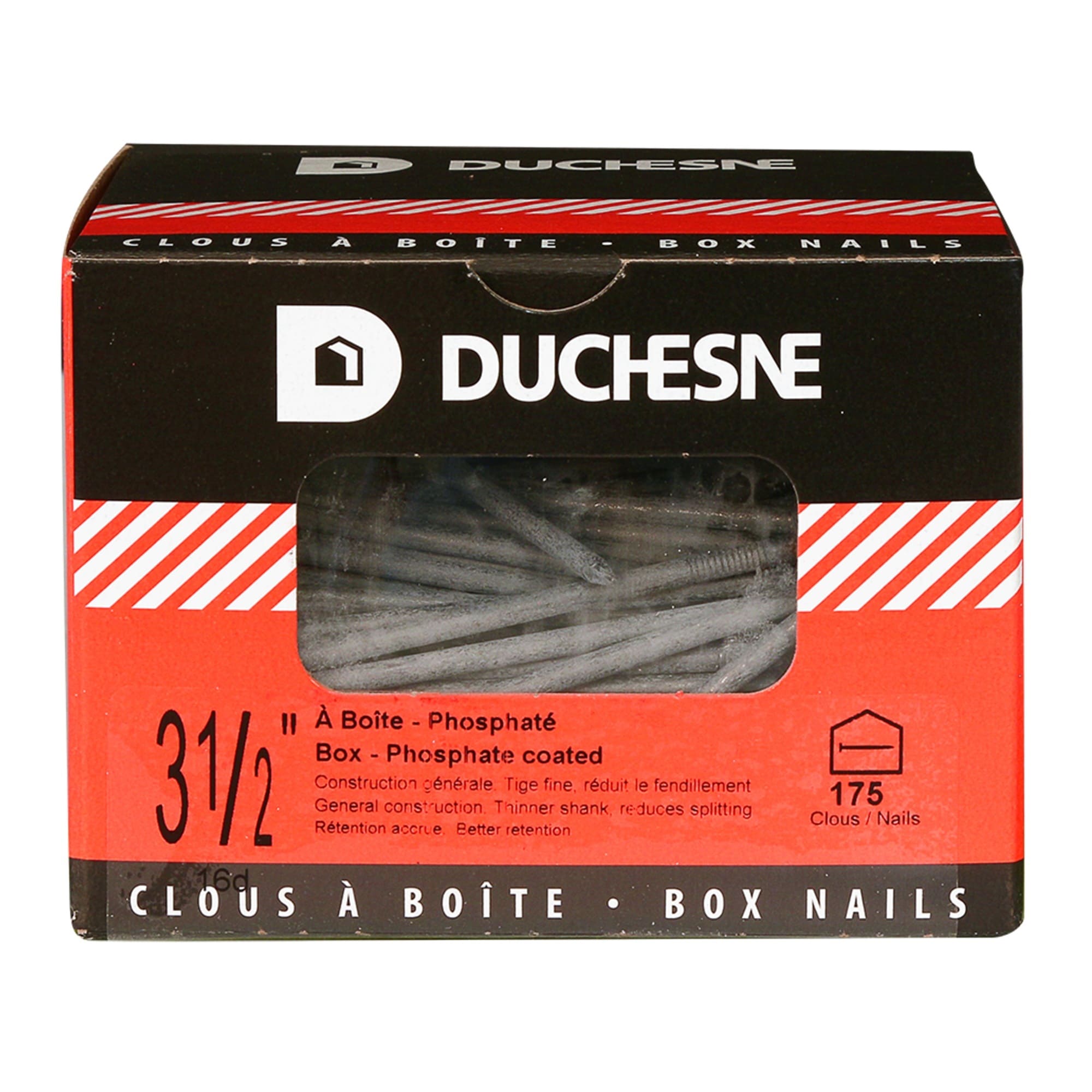 Box Nails 3&nbsp;1/2 in Pkg/175