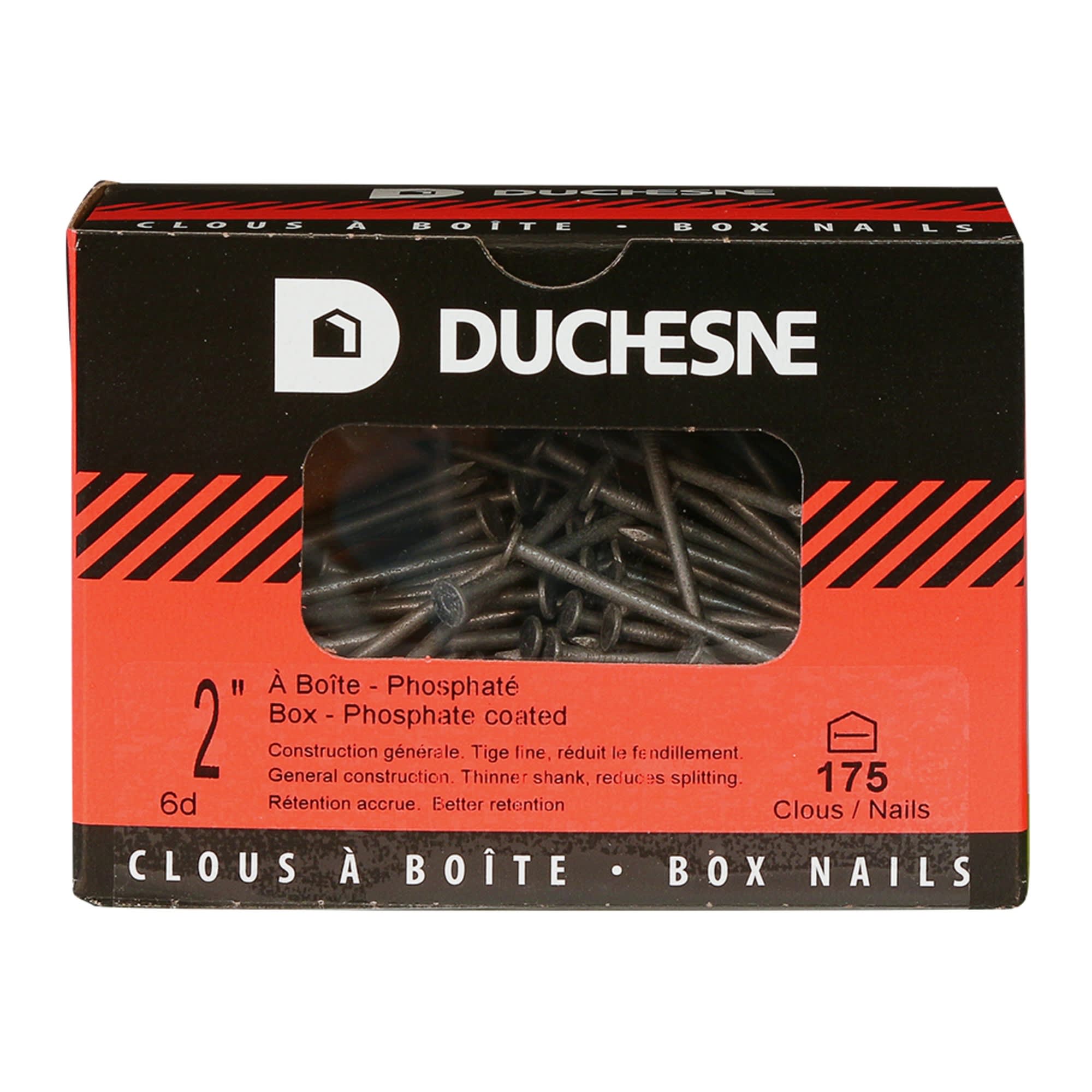 Clous phosphatés 2 po Pqt/175