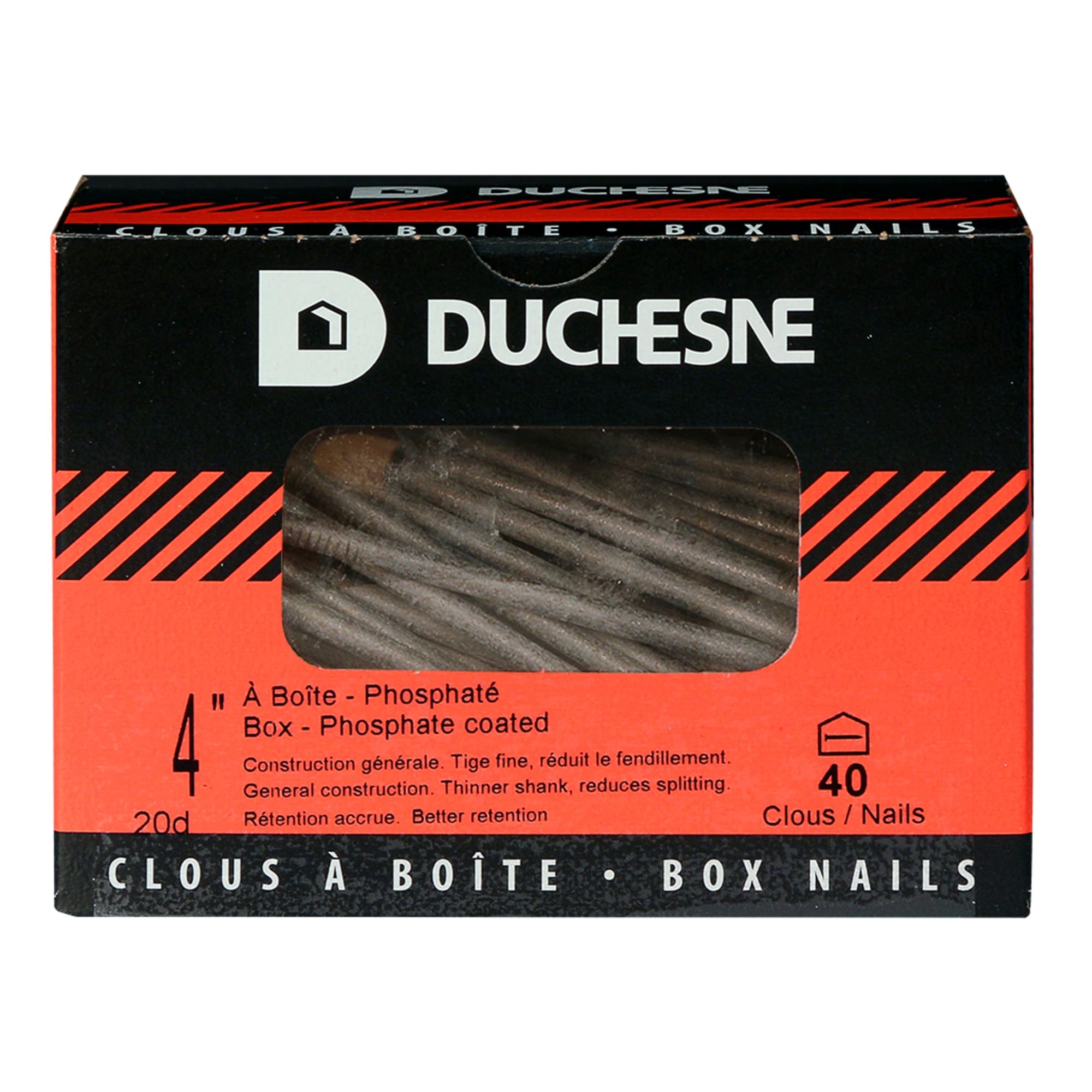 Clous phosphatés 4 po Pqt/40
