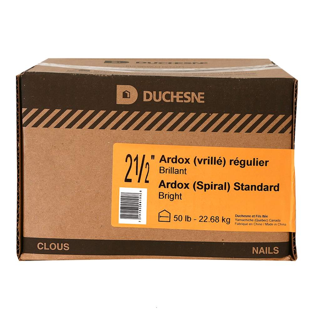 Bright Spiral Nails Ardox 2 1/2 in 50 lb
