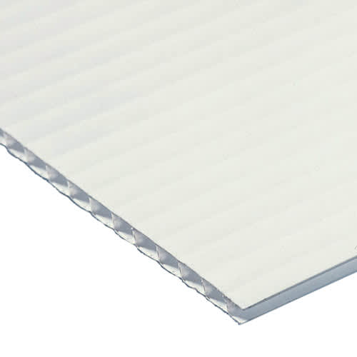 Panneau de plastique corrugué Hi-Core (Coroplast) 4 mm x 4 pi x 8 pi