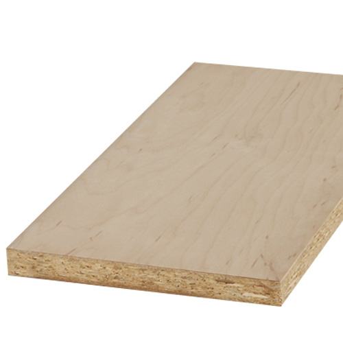 Panneau de particules plaqué érable B2C 11/16&nbsp;po&nbsp;x&nbsp;4&nbsp;pi&nbsp;x&nbsp;8&nbsp;pi