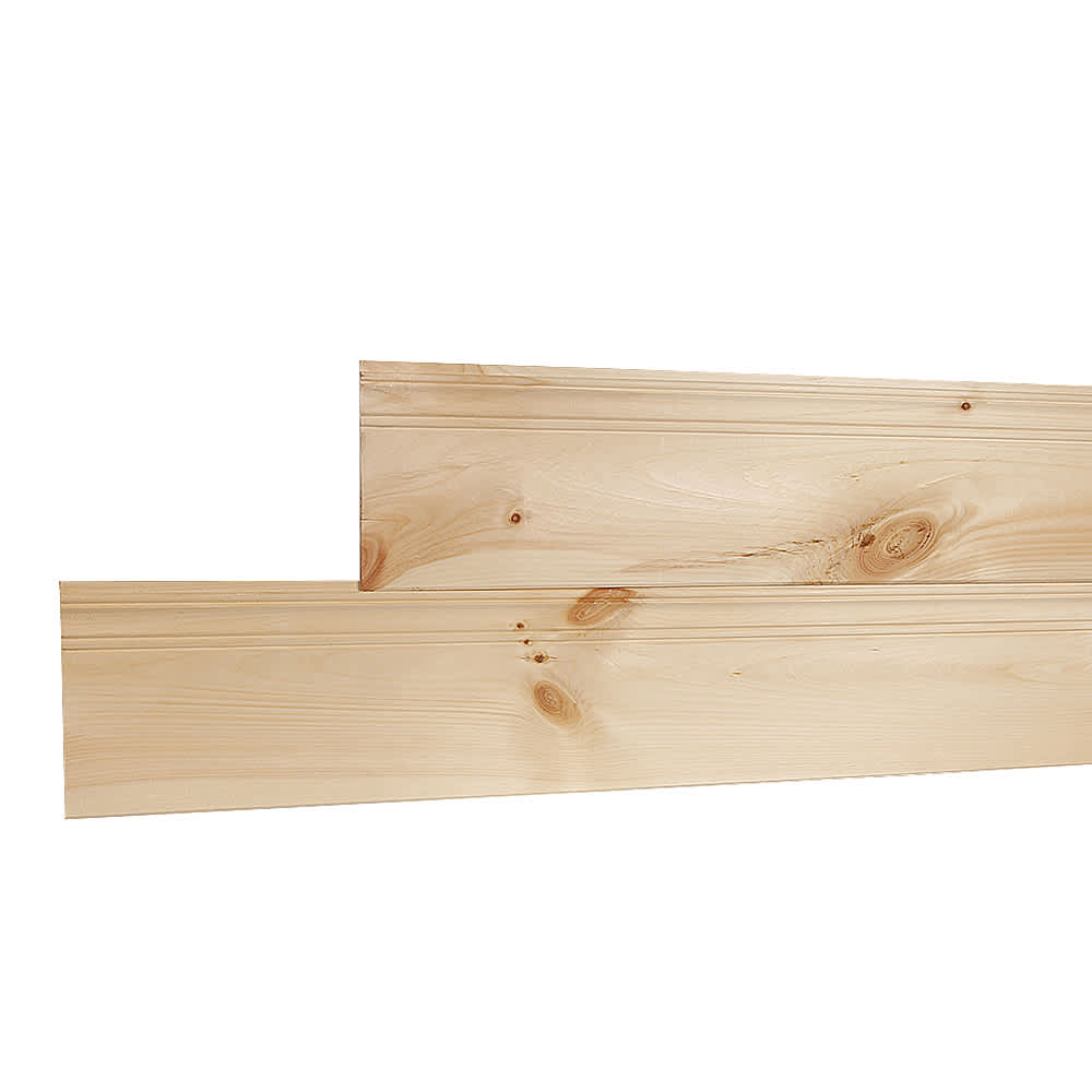 Revêtement de pin mouluré Pick Wick 5/8 po x 8 po vrac