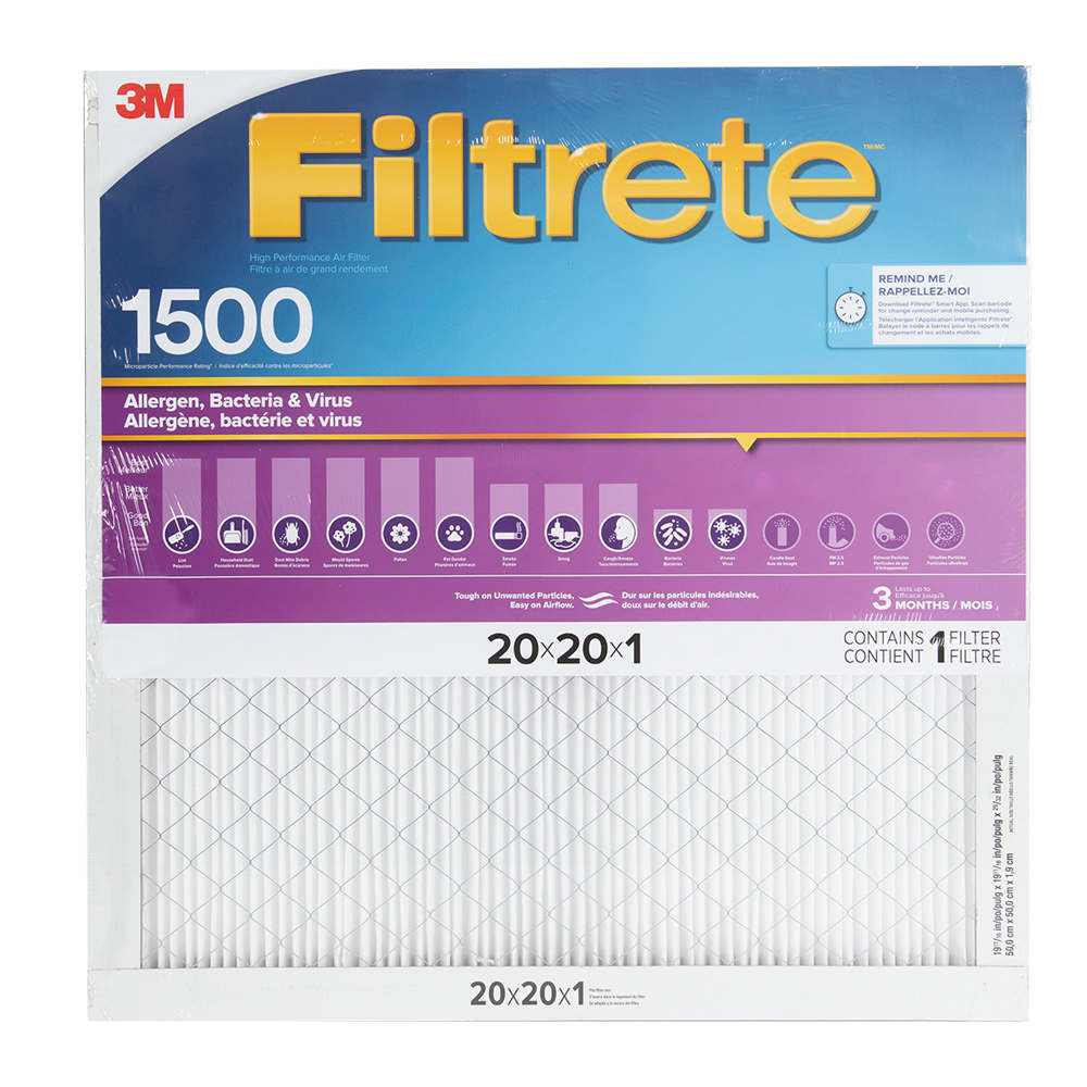 3M Filtrete 1500 Furnace Filter 20 in. x 20 in.