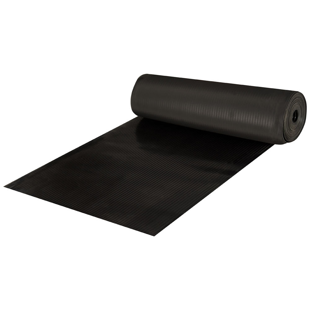 Tapis en caoutchouc noir pour usage extérieur 36 po vrac VERTUO