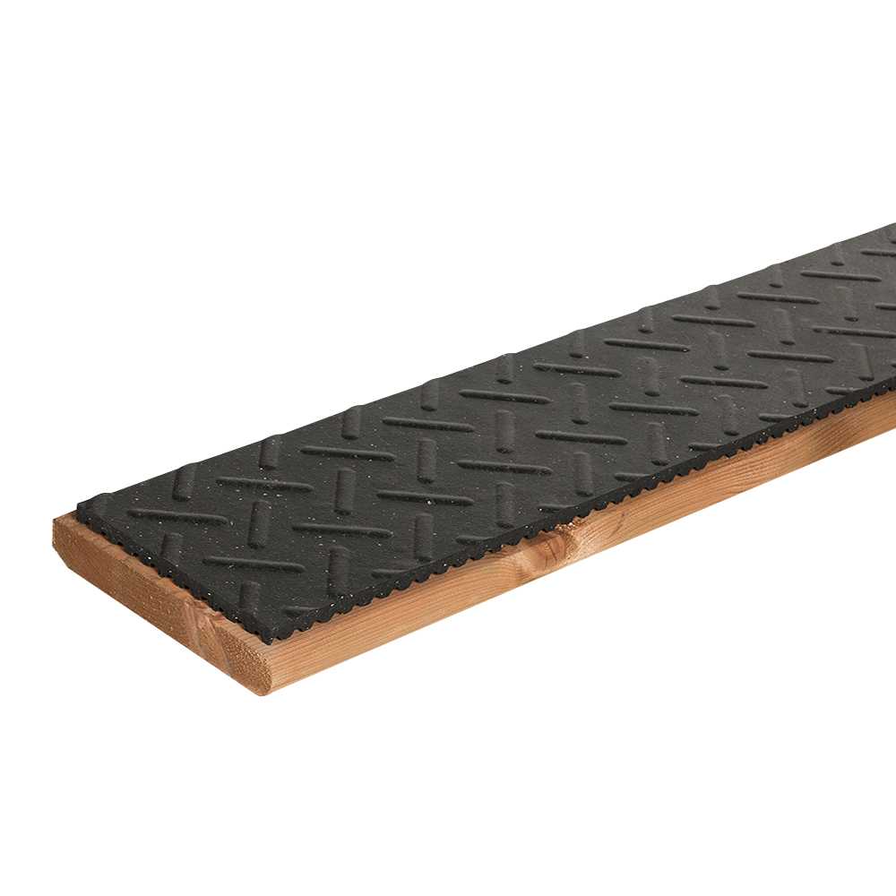 Couvre-marche antidérapant 8 po x 36 po x 3/4 po PRATICO