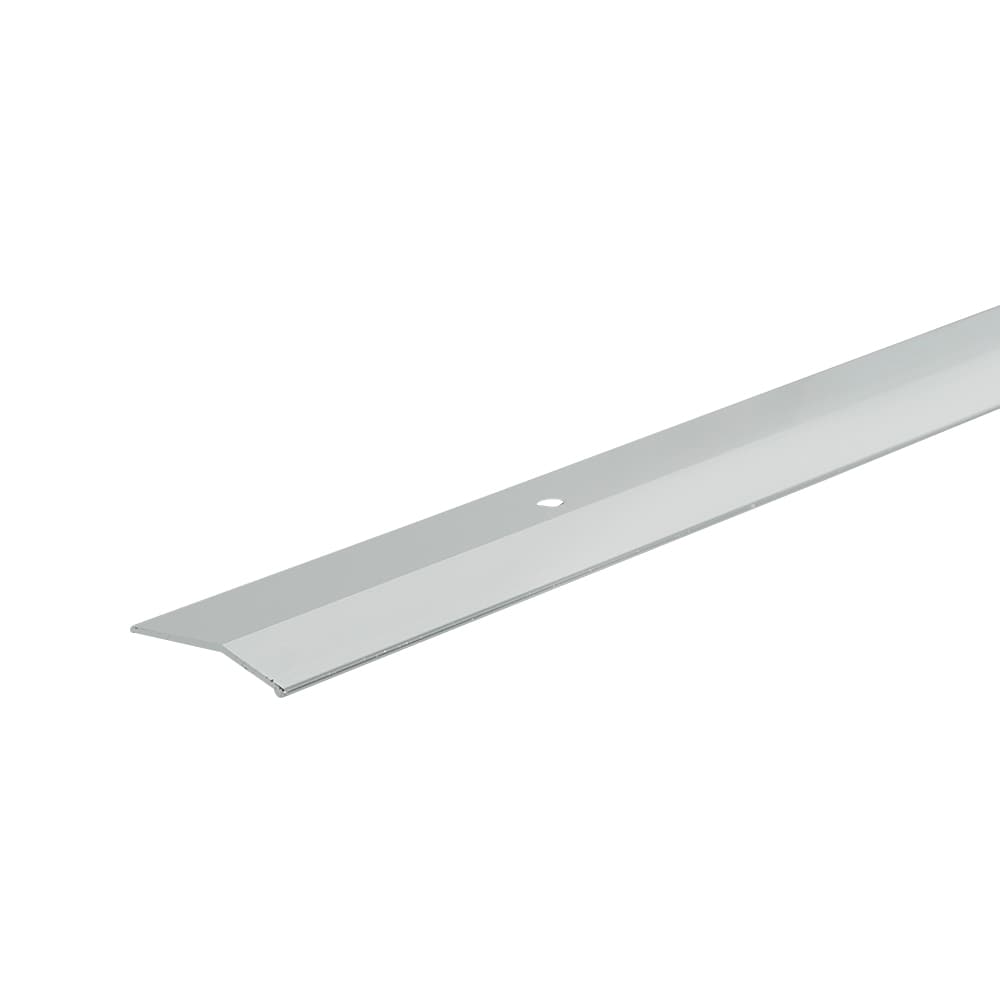 Bordure à plancher biseautée argent poli 1 3/8 po x 36 po