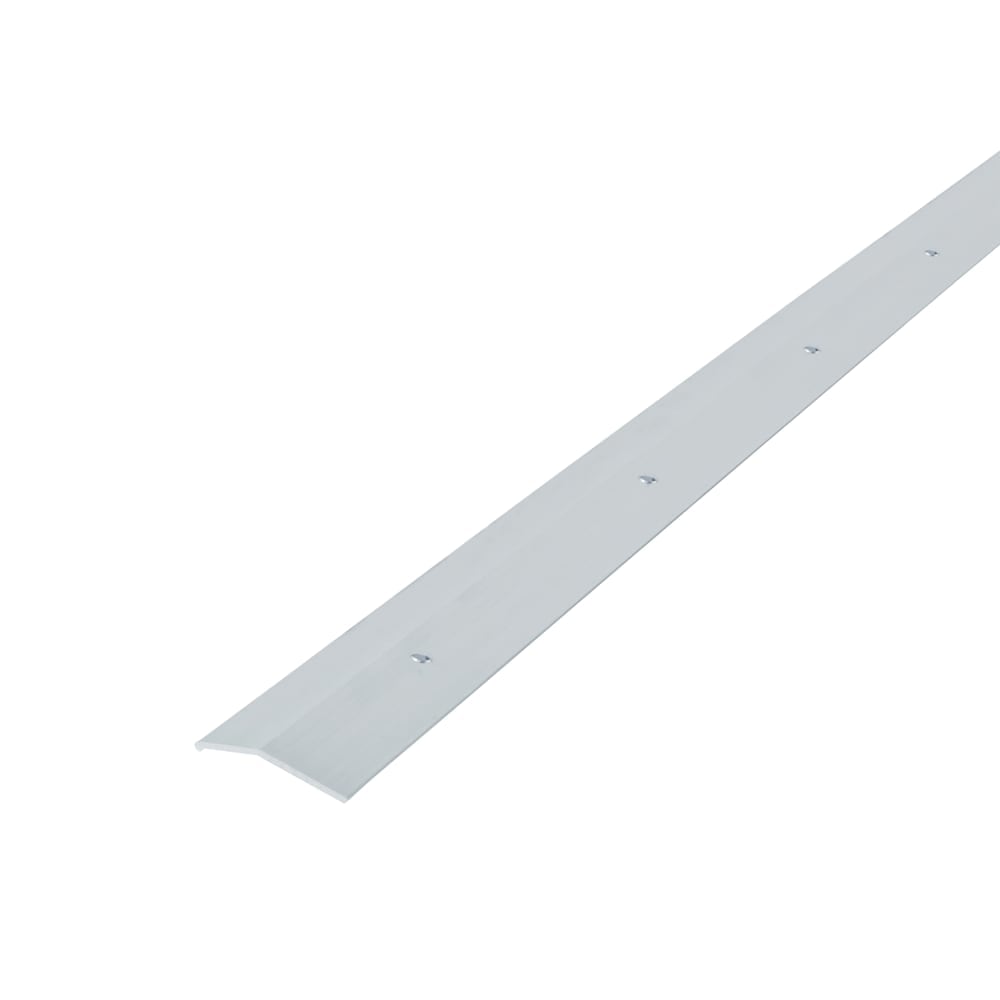 Bordure à plancher biseautée argent poli 1 3/8 po x 36 po
