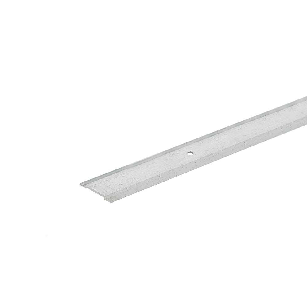 Bordure à plancher plate argent 1 1/4 po x 96 po