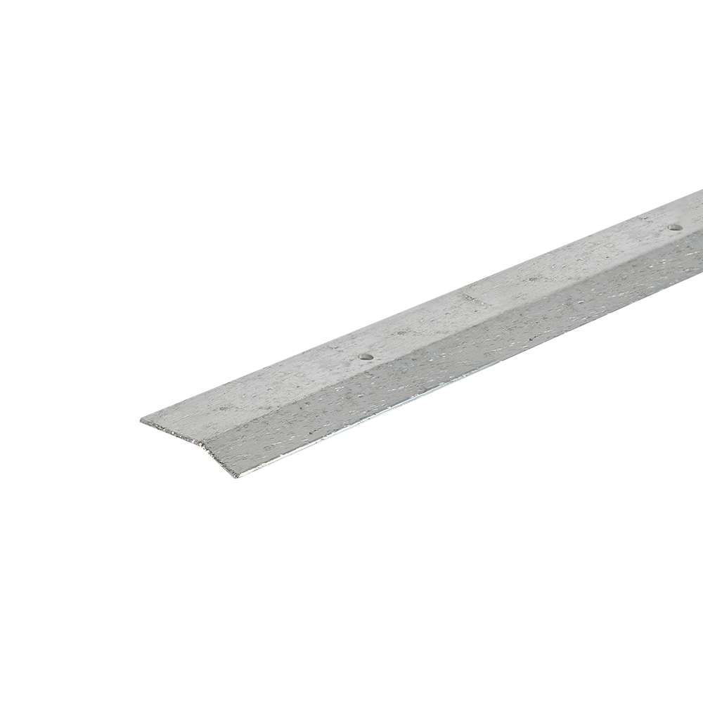 Bordure à plancher biseautée argent 1 3/8 po x 96 po