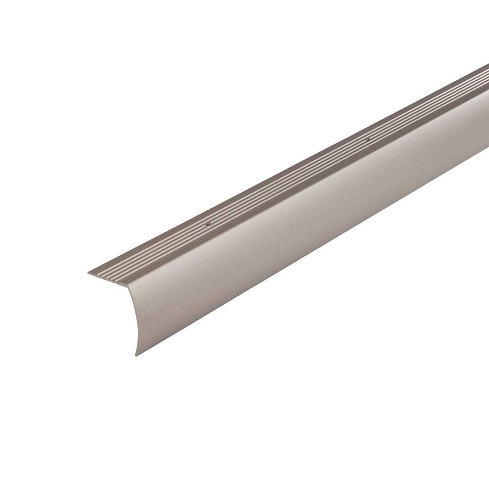 Nez de marche étain 1 5/8 po x 96 po