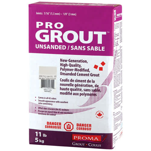 Unsanded Grout 5&nbsp;kg Artic White