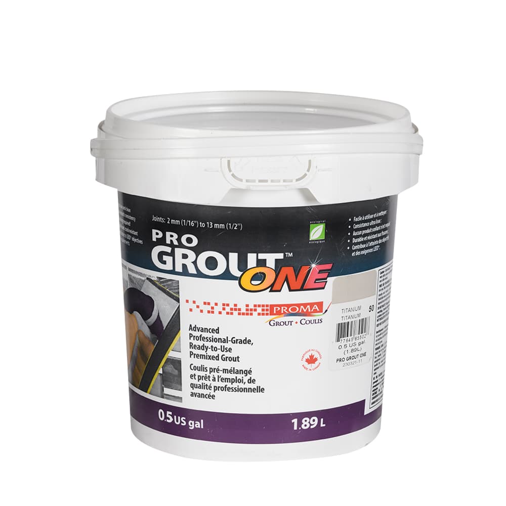 Pro Grout ONE Ready to Use 1.89 L Titanium