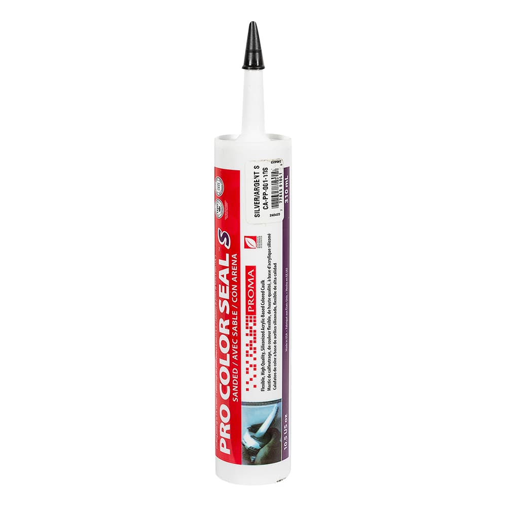 Mastic de calfeutrage avec sable Pro Color Seal argent 310 ml
