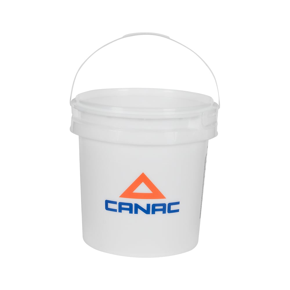 Seau gradué en plastique translucide 6 L