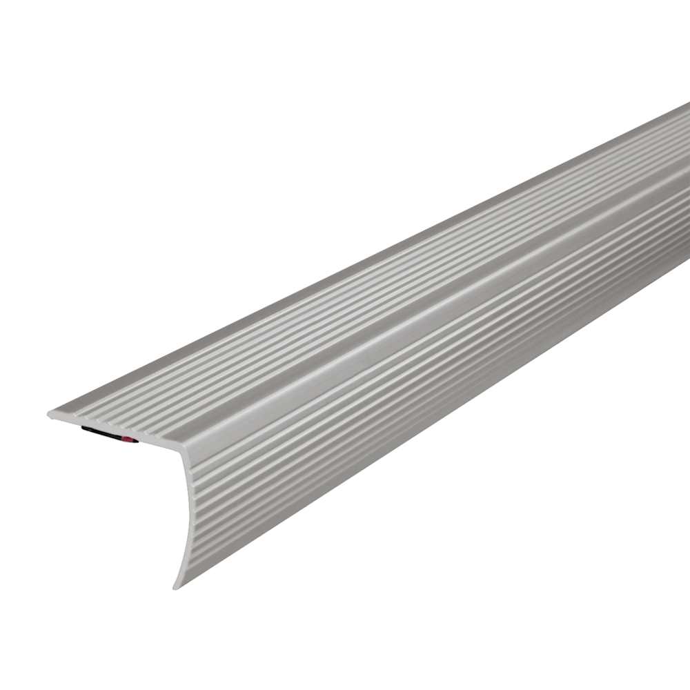 Nez de marche argent satiné 36 po