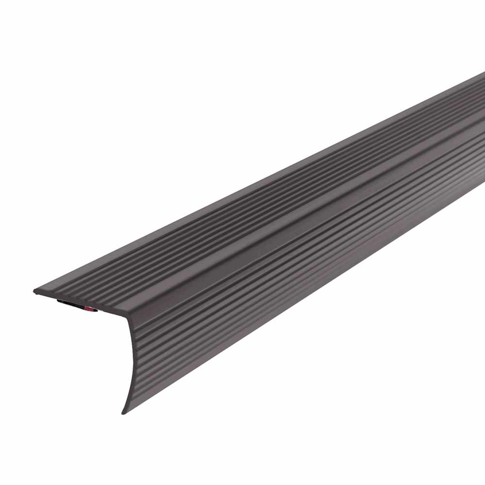 Nez de marche nickel satiné 36 po