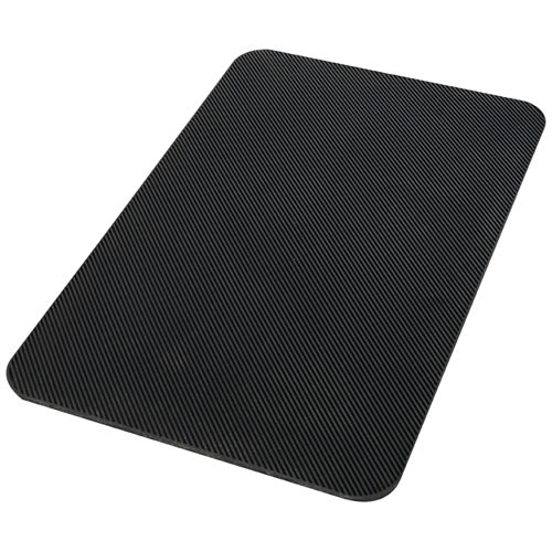 Tapis gratte-pieds en caoutchouc noir 22&nbsp;po&nbsp;x&nbsp;33&nbsp;po