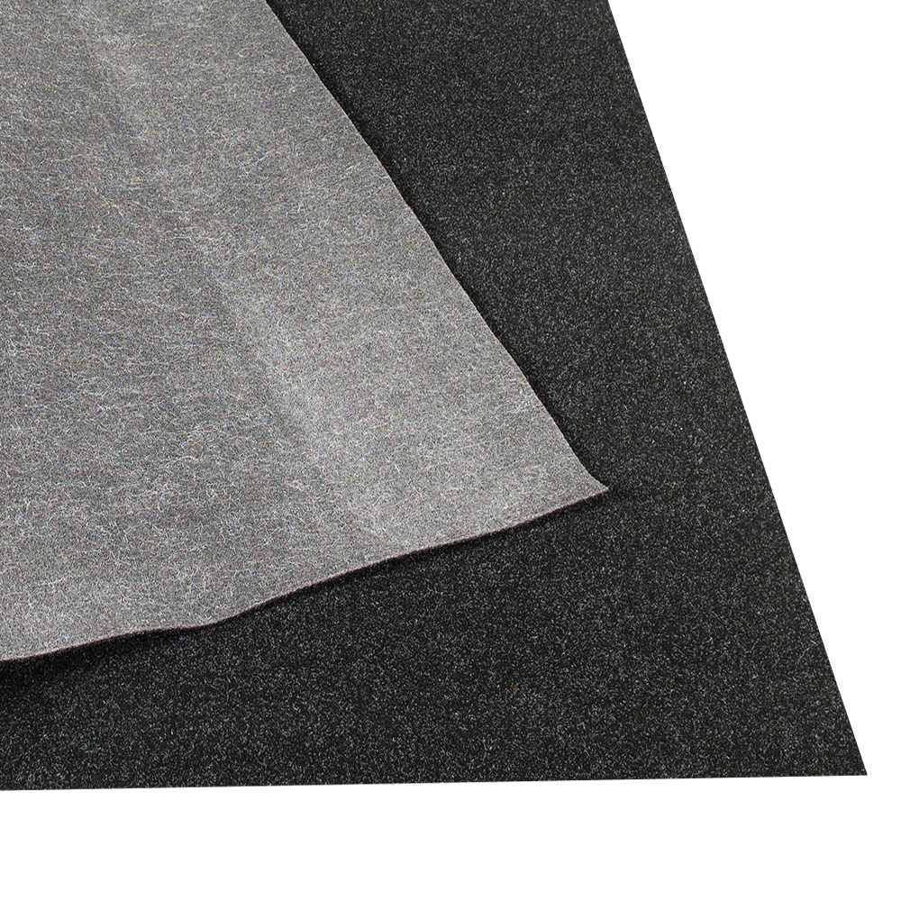 Tapis d'intérieur et d'extérieur Nero noir 78&nbsp;po&nbsp;x&nbsp;78&nbsp;po VERTUO