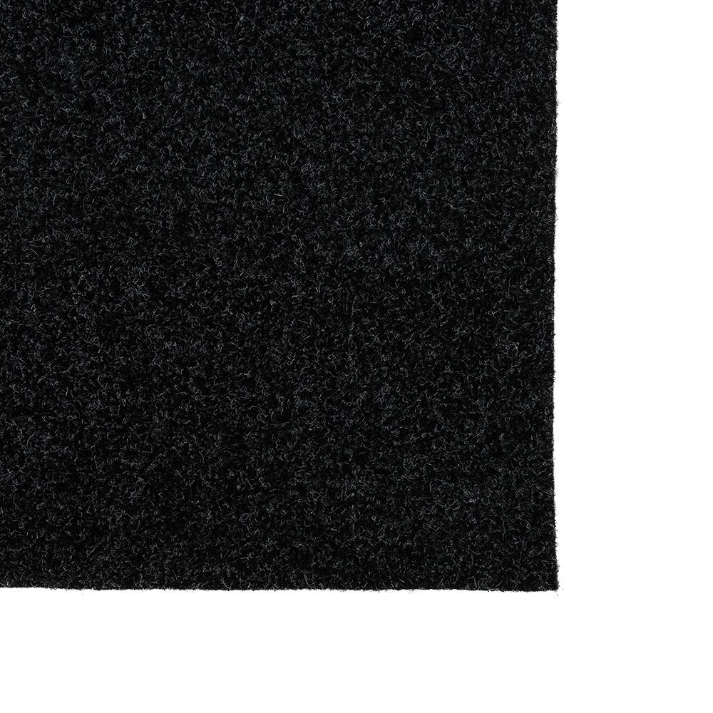 Tapis d'intérieur et d'extérieur Nero noir 78&nbsp;po&nbsp;x&nbsp;78&nbsp;po VERTUO