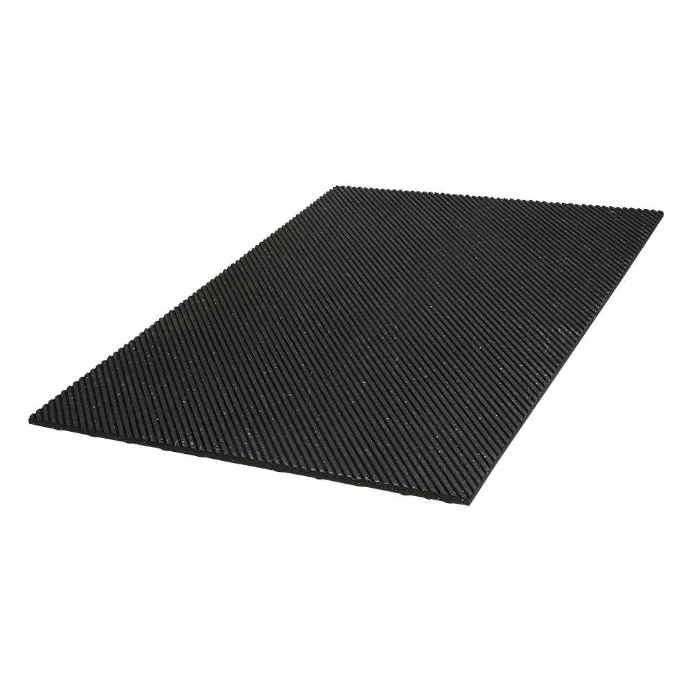 Tapis antidérapant noir 3 pi x 4 pi