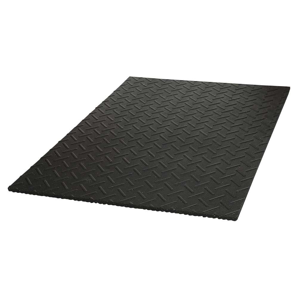 Tapis antidérapant noir 3 pi x 4 pi