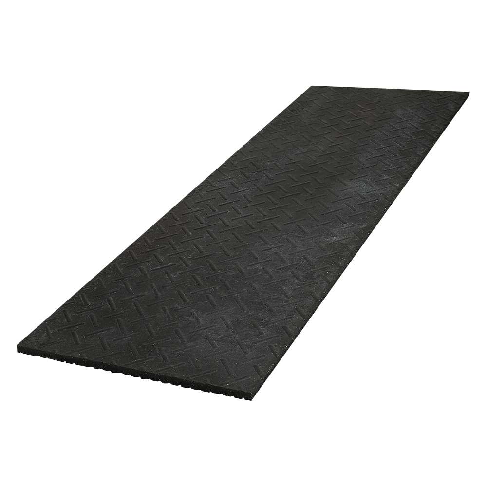 Tapis d'extérieur antidérapant noir 2 pi x 6 pi