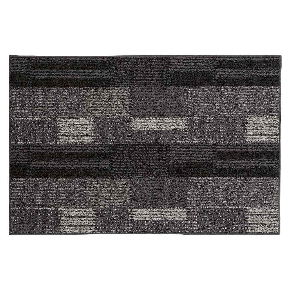 Bricks Interior Carpet 2 ft. x 3 ft. Charcoal