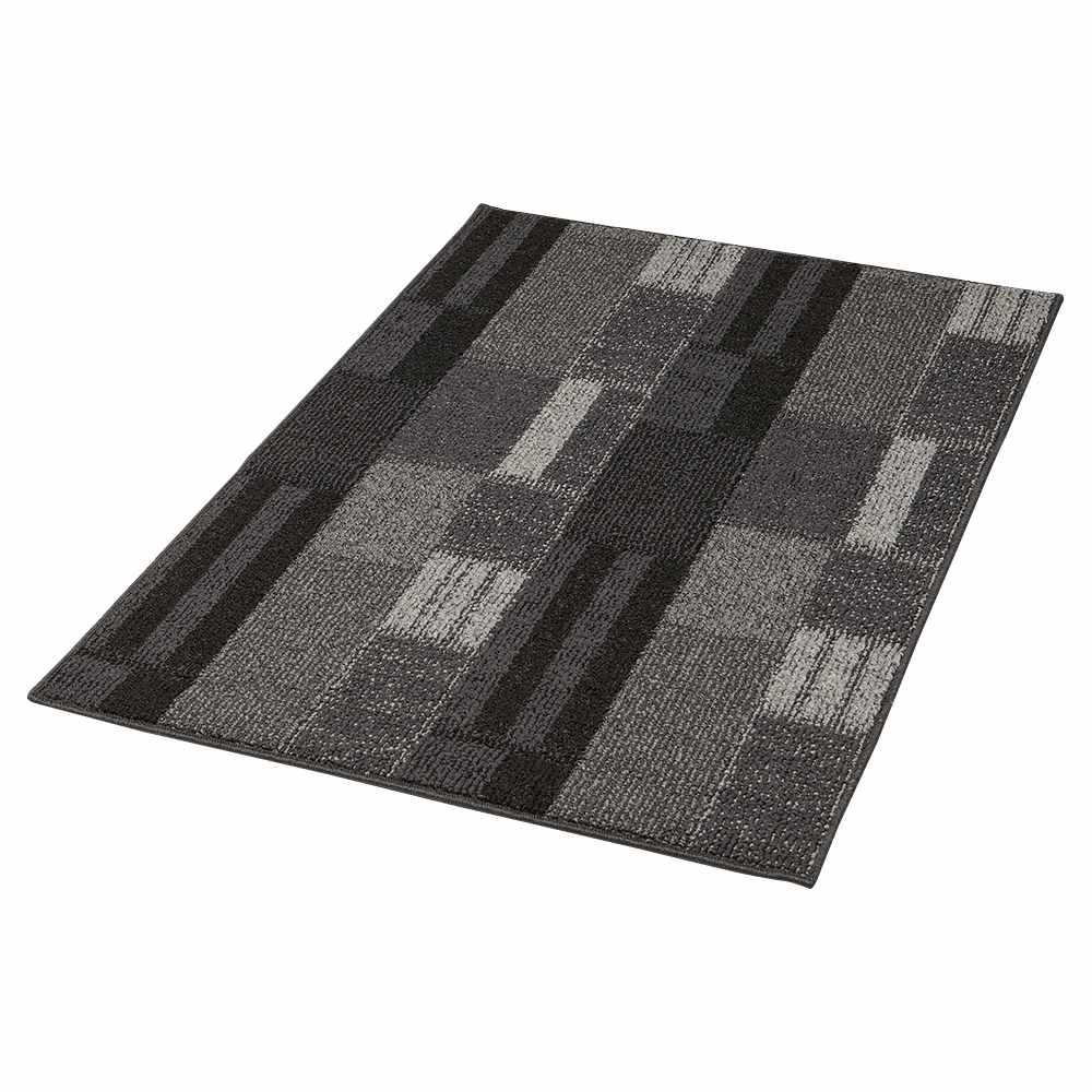 Tapis d'intérieur Bricks charbon de bois 2&nbsp;pi&nbsp;x 3&nbsp;pi
