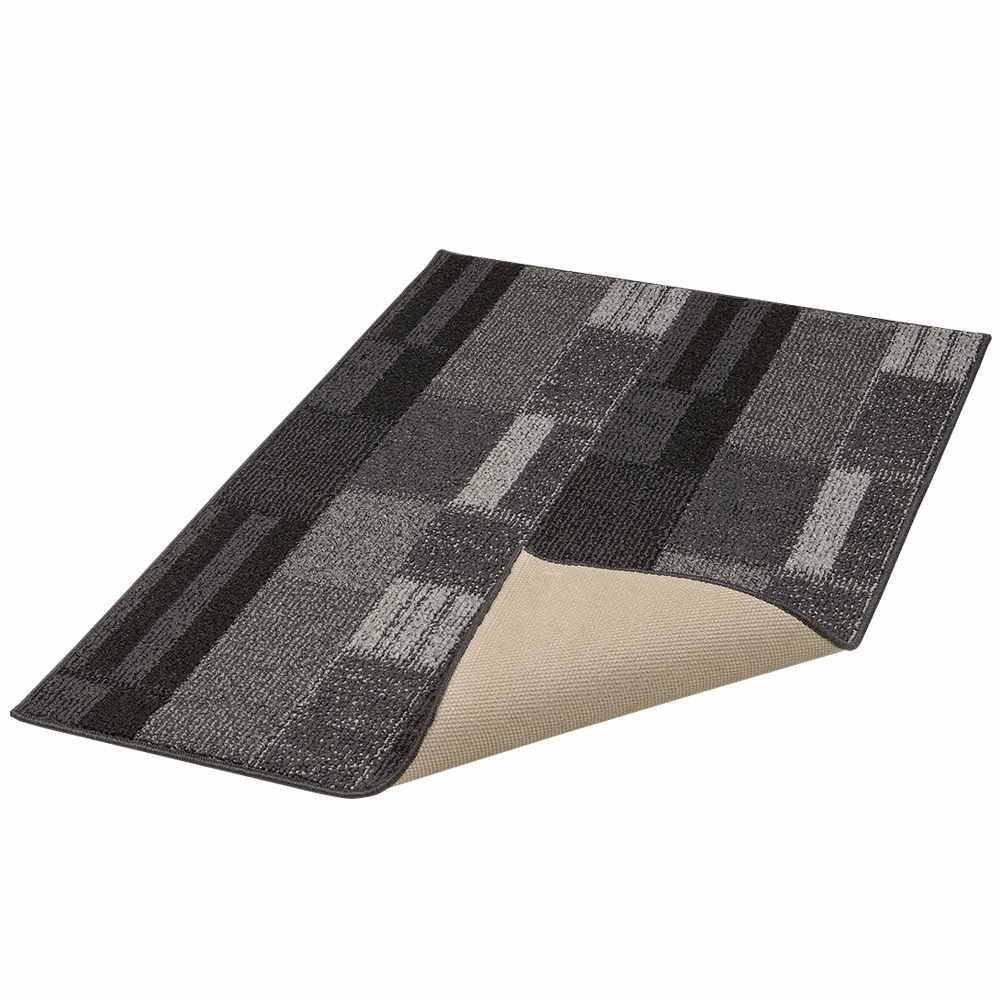 Tapis d'intérieur Bricks charbon de bois 2&nbsp;pi&nbsp;x 3&nbsp;pi