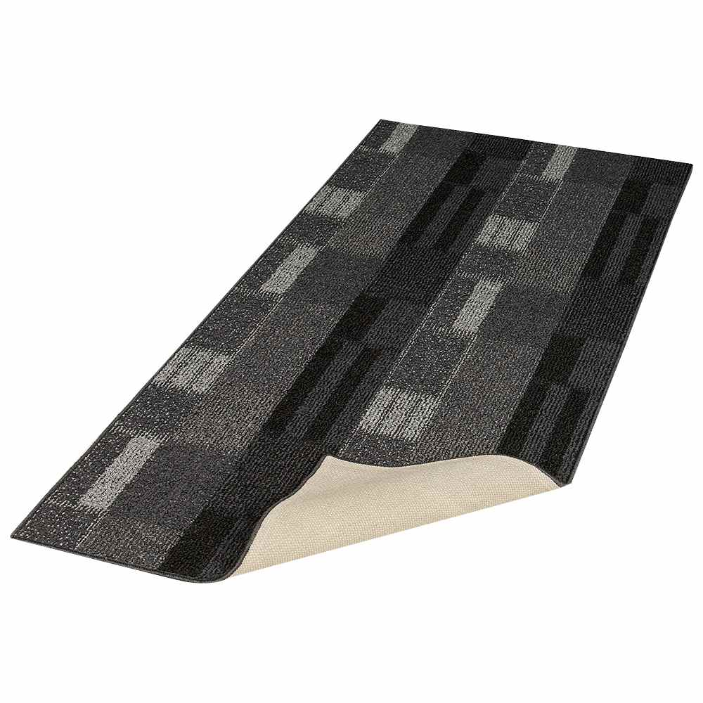Tapis d'intérieur Bricks charbon de bois 2&nbsp;pi&nbsp;x 5&nbsp;pi