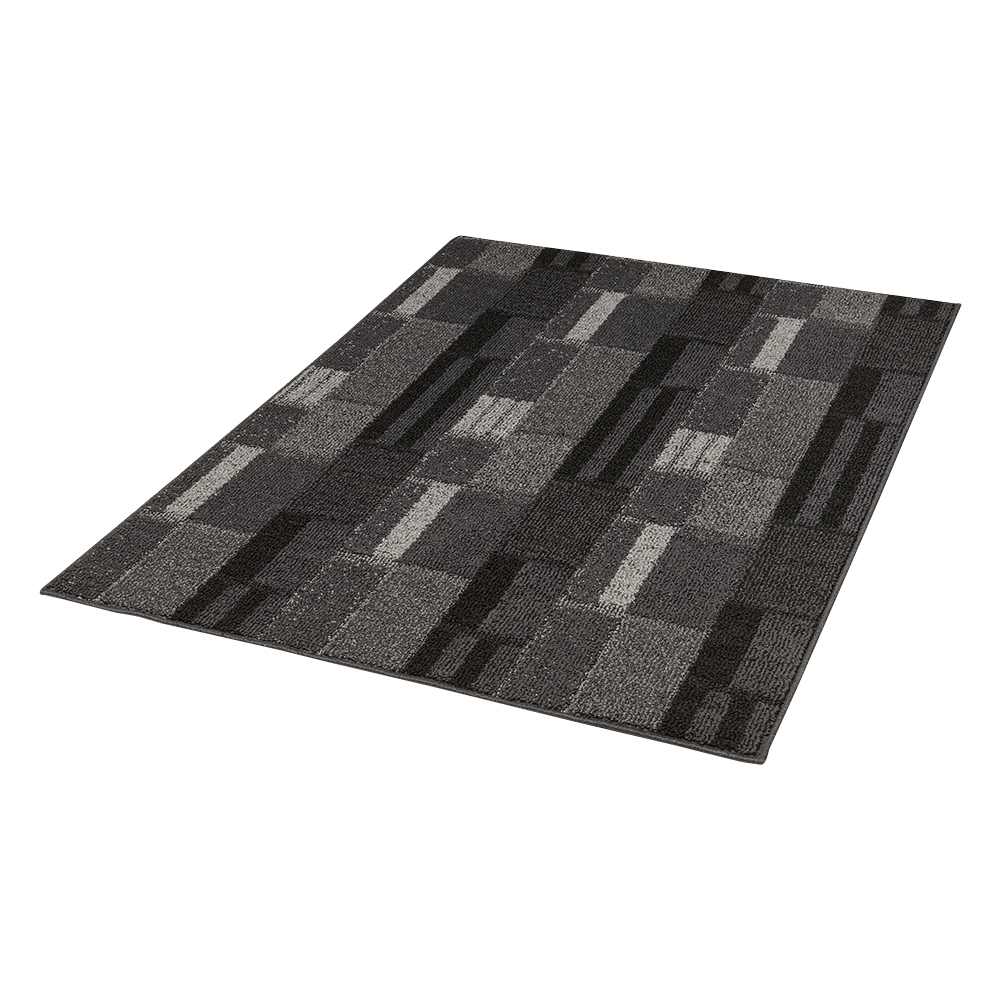 Tapis d'intérieur Bricks charbon de bois 3&nbsp;pi&nbsp;x 4&nbsp;pi