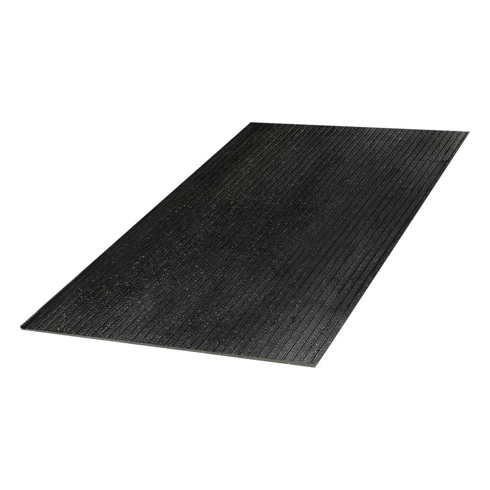 Tapis d'extérieur antidérapant noir 4 pi x 6 pi