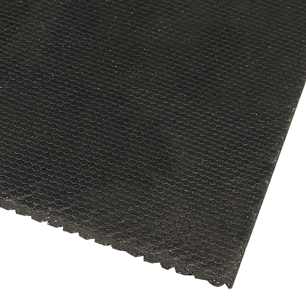 Tapis d'extérieur antidérapant noir 4 pi x 6 pi